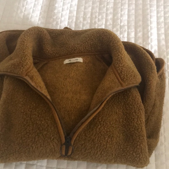 Madewell Sweaters - Madewell oversized quarter zip fleece